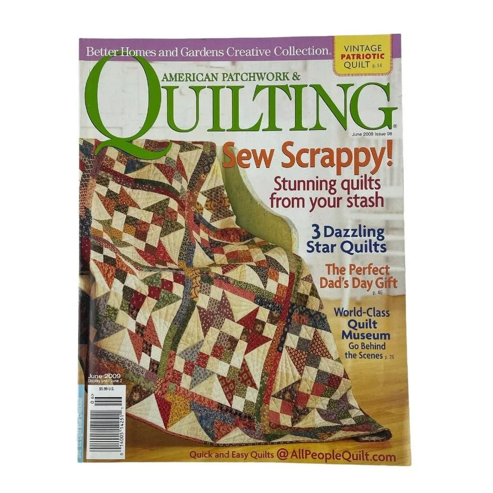 Better Homes & Gardens American Patchwork &‎ Quilting Magazines Full Year 2009